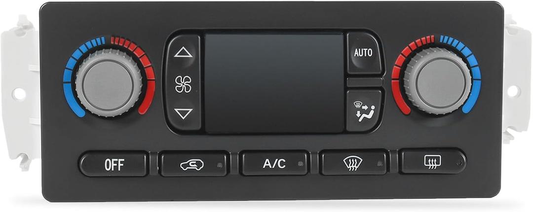 A/C Heater Climate Control Module Compatible with 2003-2004 Chevrolet Silverado 1500/2500/3500,Cadillac Escalade ESV/EXT,GMC Sierra 1500/2500/3500 Yukon XL 1500/XL 2500 Replace#15105215 10367042