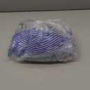 GRACE KARIN Peplum Tops for Women Tie Front Striped Button Down Shirt Collared Long Sleeve Business Casual Work Office Blouse Blue, XL