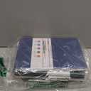 OMEYA 4 Pack Lined Journal Notebooks for Work, 100gsm Thick Paper, 5.7"x 8.3", College Ruled A5 Notebook Bulk, Leather Journal for Writing, Hardcover Notebooks for School, Office, Journal for Men