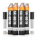 Personal Straw Water Filter to purify Water, Emergency Water Straws Portable Gear for Hiking, Camping, Travel, Fishing, Outing and Emergency Preparedness 4 Water Filters + 2 Filter Cartridges