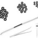 O-Ring, Buna-n, Tool Kit with 3 Convenient Sizes, Replacement for Mini Dental Implants