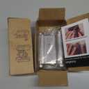 4pcs 3in Double Action Spring Hinges, Self Closing Door Hinges for Cafe Saloon Pub Swinging Doors, 201 Stainless Steel, Including Pins and Screws (Silver)