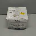 SETUP [12 oz. - 50 Piece Dessert Soup Bowls with Gold Rim, Plastic Bowls Disposable - Premium Heavy-Duty Disposable Soup Bowls for Party, Wedding, and All Occasions