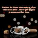 Whiskey Cocktail Kit with Torch-4 Flavors Wood Chips, Whiskey Cocktail, Stainless Steel Cutter- Bourbon Cocktail KIt, Bourbon Birthday Gift for Dad,Husband, Men (NO BUTANE)