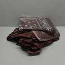 100 Pcs Bandanas Bulk Paisley Bandanas Cowboy Headband Scarf Face Mask for Men Women