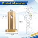 3 x YWOOW 072427 Diverter Shaft Replacement for Pentair Ortega Valve Cover Compatible with Pool and Spa Valve