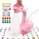 MFEESYOB Drawing Projector for Kids, Tracing and Drawing Projector for Kids with Cute Swan Look, Smart Art Sketcher Projector with 96 Stencils, Toddler Toys for Girls Boys 3+, Pink