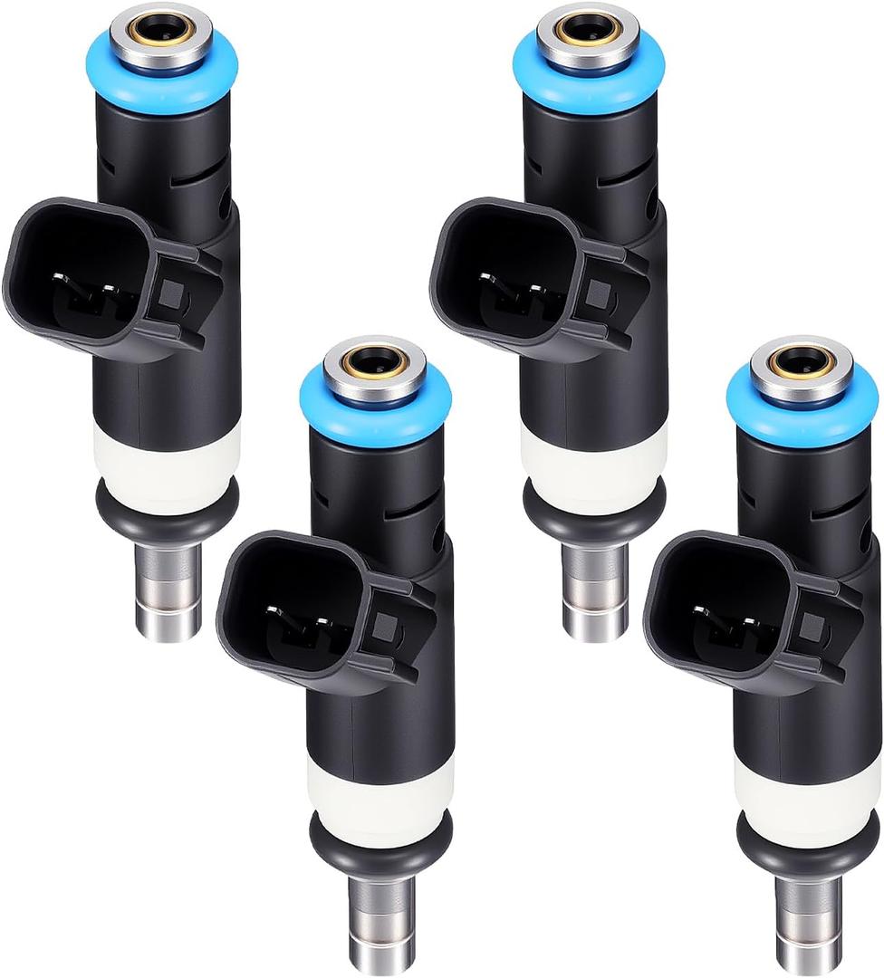 4 Holes Fuel Injectors Fit for Jeep Compass 2007-2017, Patriot 2007-2017 & Fit for Dodge Journey 2009-2015, Avenger 2008-2014, Caliber & Fit for Chrysler 200, Sebring, 2.0L 2.4L Replaces# 04891577AC
