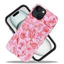 Case for iPhone 16 Pro Max,Frosted Case for Women Girls,Drop Scratch Protective Cover-Sea Life Ocean Shark Marine Pink