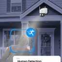 2 Pack Solar Powered Surveillance Cameras with 2K Resolution & Color Night Vision, 2-Way Talk, Human Motion Alerts, 360 View, Battery Operated WiFi Camera for Home Wireless Outdoor, 2.4GHz WiFi