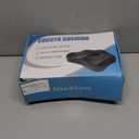 Memory Foam Seat Chair Cushion for Relieves Back Sciatica Pain Tailbone Pain Coccyx Degenerating Disc Orthopedic Osteoarthritis Prostate Cushion Low Back Pain Cushion Hip Shaping (Dark Gray)