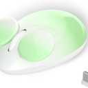 2.4GHz Wireless Mouse, Bluetooth Mouse Dual Channel, 1600DPI USB Mouse, Cute Big Ears Mouse Shape, Detachable Buttons for PC, Tablet, Laptop, Windows System (Green)