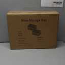 Shoe Organizer for Closet, 2 Pack Shoe Storage Containers with Adjustable Dividers, Space Saving Shoe Box Storage Organizers Bins with Clear Lid & 4 Handles, Fits 24-48 Pairs, Black