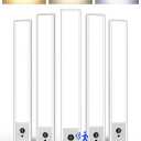 EZVALO 5Pack Under Cabinet Lighting, 3300mAh Rechargeable Motion Sensor Light, 12inch Magnetic Closet Lights with Dimmable & 3 Color Temps, Wireless Motion Activated Lights with Remote for Kitchen