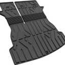 PWY Cargo Mat with Backrest Mat Replacement for Toyota RAV4 2019-2025 (Include Hybrid) All Weather TPE Trunk Cargo Liner with Seat Back Mat, Car Mat Accessories