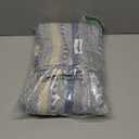 DII Braided Striped Decorative Throw Blanket, 50x60, Stonewash Blue