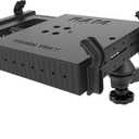 RAM MOUNTS No-Drill Laptop Mount for 20152026 Ford F-150 & 20172026 F-250F-550, Seat Bolt Vehicle Mount with Dual Swing Arm, Adjustable Tele-Pole and Tough-Tray for 10"-16" Laptops RAM-VB-195-SW1