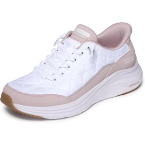 Skechers Women's Contour Foam Cozy Fit Hands Free Slip-ins Sneaker (Pink), Size 8