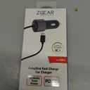 Z GEAR Adaptive Fast Charge Car Charger, 30 Watts Total Power, For USB C