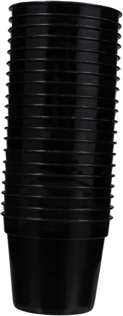 MERRYHAPY Planter Pot with Drainage Hole 20pcs Plastic Flower Pots for Succulent Plants Planting Pot for Indoor