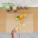 SWSKR Acrylic Cutting Board with Counter Lip,23''x17"Large Clear Cutting Board for Kitchen Countertop,Non-Slip,60% Thicker,Perfect for Bread,Meat,Veggies & More,Great Kitchen Essential Gadgets & Decor