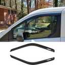 92676 Side Window Visor Wind Vent Deflector for 2014-2024 ford Transit,2pcs Outside Mount Tape-On Nice Looking Shade Sun Rain Guards Set