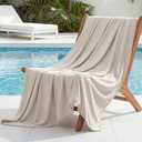 Bedsure Oat Beige Cooling Blanket Twin XL for Hot Sleepers -Summer Cold Blanket with Rayon Derived from Bamboo for Twin Size Bed, Ice Cool Cold Lightweight Arc-Chill Thin Summer Bedding, 60x90
