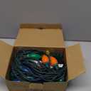 SUNSGNE C7 LED Christmas Lights - 26FT Colored Christmas Lights with 50 Multicolor LED Bulbs for Xmas Indoor Outdoor Holiday Party Roofline Backyard Garden Patio Tree Decor