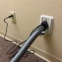 35 Ft. 4-Wire Central Vacuum Dual-Voltage Hose with Universal Pigtail Wall End and Flush Handle