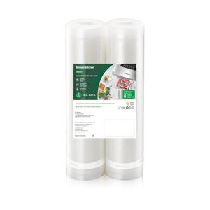 Bonsenkitchen Vacuum Sealer Bags, 11" x 20' Rolls 2 Pack for Food Storage Saver, Bpa Free, Heavy Duty, Commercial Grade Textured Food Roll, Customized Size Bag for Sous Vide Cooking, VB3207