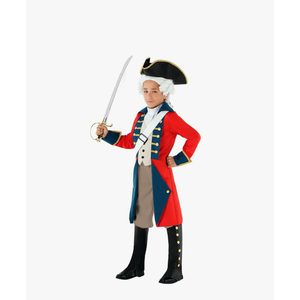 Morph - Revolutionary War Costume Kids - Colonial Costume Boys - British Red Coat Costume - Napoleon Costume Kids Size L