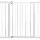 Safety 1st Extra Wide Baby Gate with Door: Premium Child Safety, Extra Tall Gate for Doorways, Dog Gates, Easy Installation, 36" Tall & Wide, Fits 29"-47" (1-Pack, White)