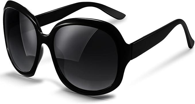 miyya Bug Eye Oversized Polarized Sunglasses Womens, Trendy Retro Sun Glasses for Women 2025, Oversized UV Protection Shades