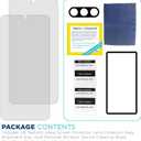 Tech Armor Compatible for Samsung Galaxy S25 Screen Protector Glass - 2 Pack, Ballistic Tempered, Case-Friendly, Installation Tray with Bonus Lens Protector