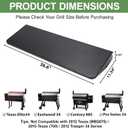 GRISUN Folding Front Shelf for Traeger Pro 34, Texas Elite 34, Century 885 & Eastwood 34 Pellet Grills, Heavy-Duty BAC363 Replacement Grill Accessory, 37" x 12" Foldable Prep & Storage Shelf