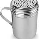 EHOMEA2Z Stainless Steel Dredge Shaker Ideal For Salt, Spice, Sugar, Flour (2, 10 oz)