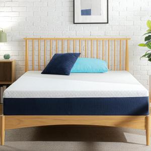 ZINUS 10 Inch Full Cooling Comfort Hybrid Mattress [New Version], Fiberglass Free, Medium Firm Feel, Motion Isolation, Certified Safe Foams & Fabric (White)