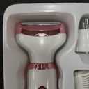 Women's Electric Razor Bikini Trimmer, 4-in-1 Cordless Shaver for Face, Legs, Underarms, Pubic Hair Wet/Dry Use, Painless Hair Removal