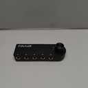 Cubilux Bidirectional 4-Channel 6.35mm Audio Selector, 1x TRS to 4X TRS Stereo 4-Port 1/4 Quarter Inch AUX Switch Box for Speaker, Headphones, Subwoofer, Home Audio System, Mixer, Amplifier (Black, Signal Selector)