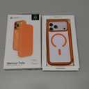 AMAZINGthing for iPhone 17 Pro Max [Glamour Folio Case], Flip Folio Wallet, Designed for MagSafe Accessories, 10FT Drop Proof, Magnetic Phone Cover with RFID Blocking Card Slots, Orange