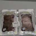 Voircoloria 3 Pack 3.3 x 8.2 ft Brown Foil Fringe Backdrop Curtains, Tinsel Streamers Party Decorations, Fringe Backdrop, Door Shimmer for Thanksgiving Day or Birthday Party