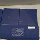 Trapezoid Storage Bins – 12x12x10 Fabric Storage Baskets, Collapsible Easy-Access Organiser Boxes for Baby Clothes, Kids Room Organizer – Navy Blue, 2 Pack