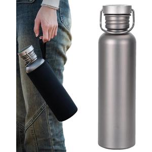 Titanium Sports Bottle | Lightweight and Hydration Water Bottle for Outdoor Activities | Leak-Proof Cycling Drinkware Perfect for Hiking, Camping, and Travelling (750 ml) Titanium Sports Bottle | Lightweight and Hydration Water Bottle for Outdoor Activities | Leak-Proof Cycling Drinkware Perfect for Hiking, Camping, and Travelling (750 ml)