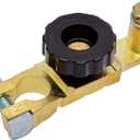 Ampper Top Post Battery Disconnect Switch 12V, Quick Disconnect Battery Cut Off Switch Battery Shut Off Kill Switch W/ M8 Top Bolt for Car (1 Pack)