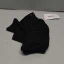 ZESICA Women's Long Sleeve Asymmetrical Neck Ruched Slim Fit Shirts 2026 Spring Fashion Outfits Going Out Tops (Medium, Black)