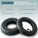 AR-PRO 200X50 / 8" X 2" | 1 Tire & 1 Inner Tube Set - Electric Scooter Tire Tube Compatible with Razor E100, E150, E200, Power Core E100, Dune Buggy, ePunk, Crazy Cart, PowerRider 360, eSpark