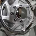 16 Inch Silver & Chrome Wheel Covers Hubcaps for 1992-2025 Ford E150 E250 E350, Fits 8-Lug SRW Factory Steel Wheels, OEM #4C2Z-1130-BA Replacement, 4-Pack