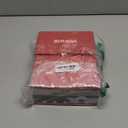 Enhon 2 Pack Christmas Net Lights Outdoor, 100 LED 4 x 6 Ft Christmas Net Lights Outdoor, Waterproof & UL Listed 5mm LED for Bushes, Shrubs, Garden Decorations with Green Wire, Warm White