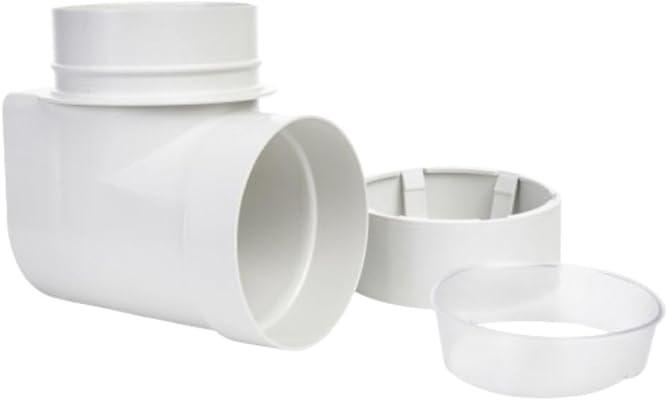 DIY Dryer Vent Connector Kit  Space Saving, Toolless Design with Airtight Seal  STV90 by Ziggurat Products