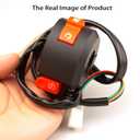 Handlebar Mount Motorbike ON Off Start Kill Switch 7/8" 22mm 4 Wires Aftermarket Replacement Parts Fit for 110cc 125cc Taotao ATVs Quad Wheelers Motorcycles Pit Bike.